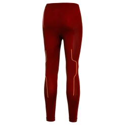 Outlet Long Tights Tight Women - Red, Orange Pants|Running Clothing