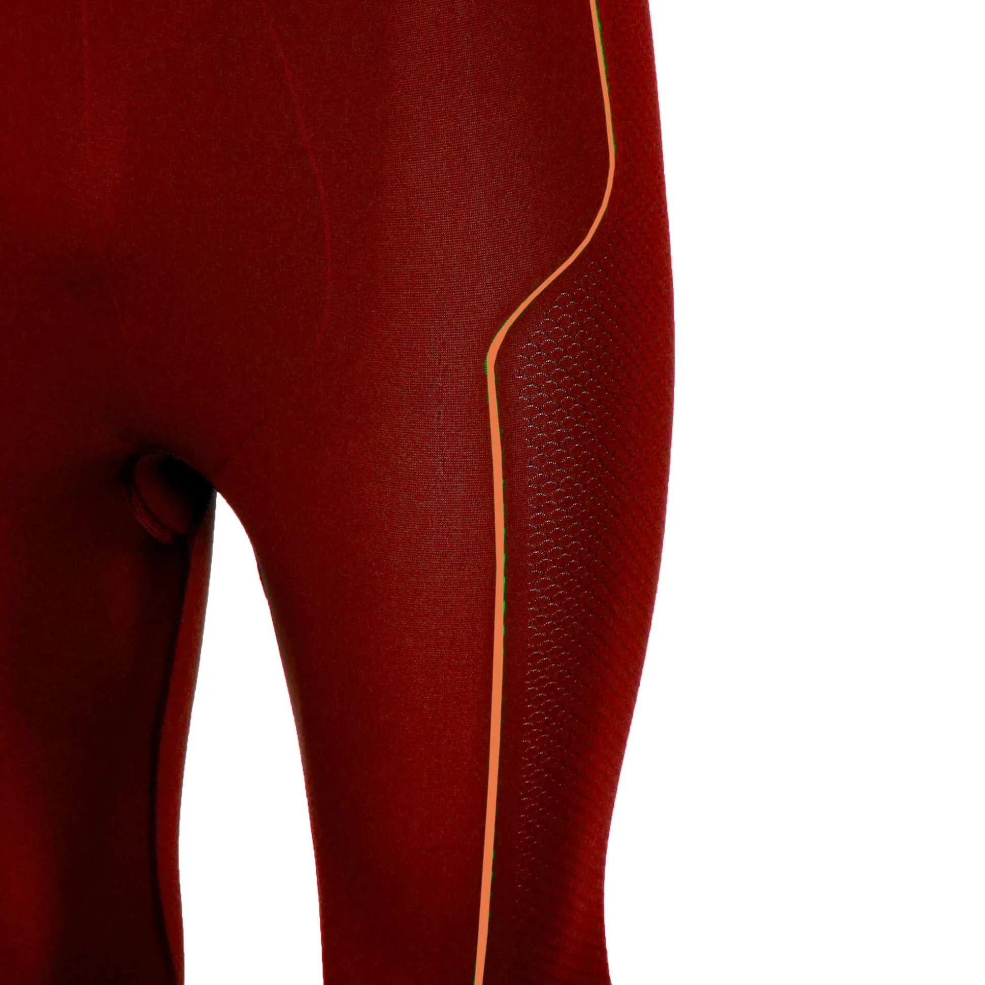 Outlet Long Tights Tight Women - Red, Orange Pants|Running Clothing