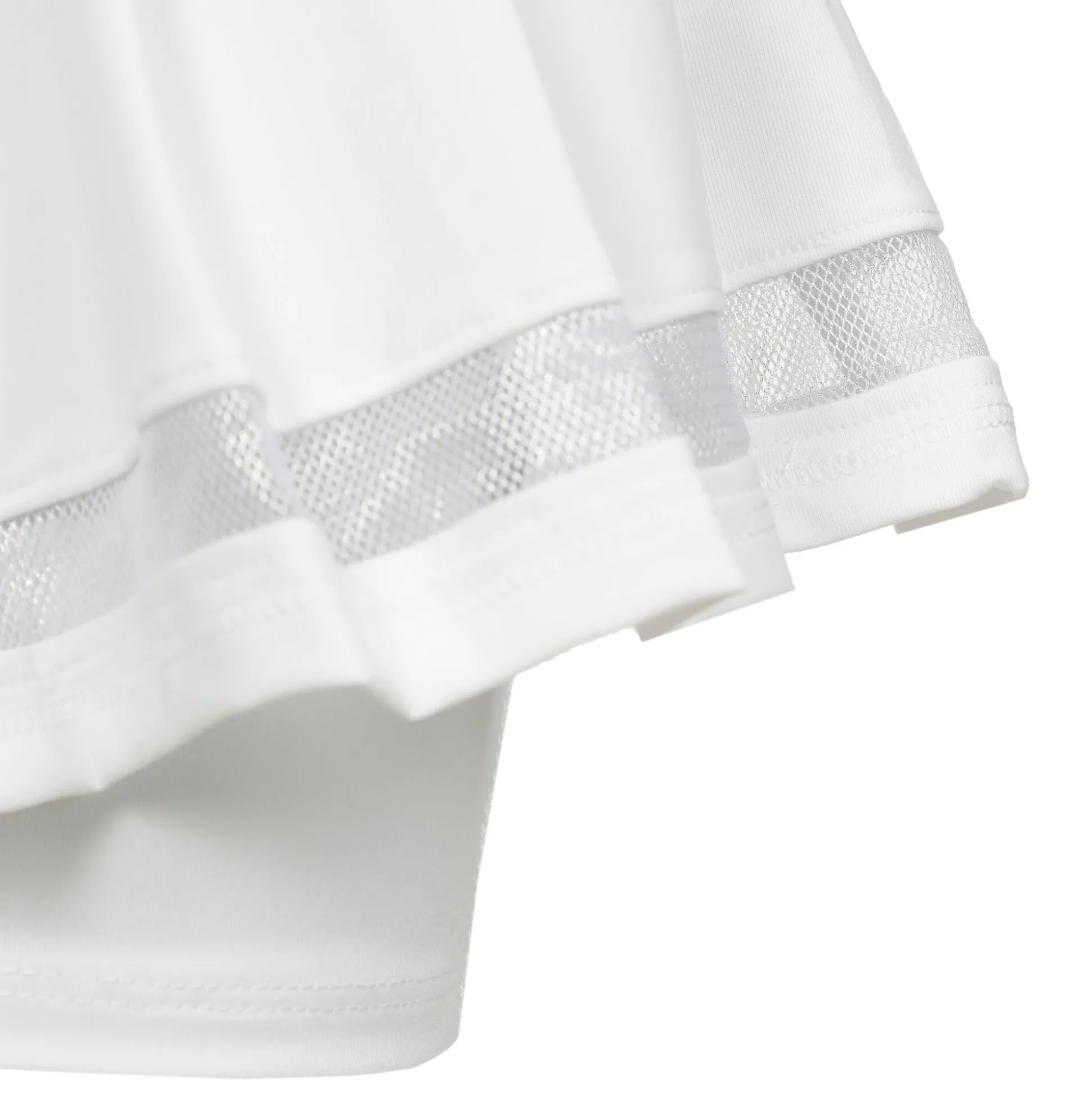 New Long Vintage Pleated Skirt Women - White, Silver Skirts