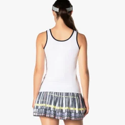 Online Love Game Tank Top Women - White, Black Tops