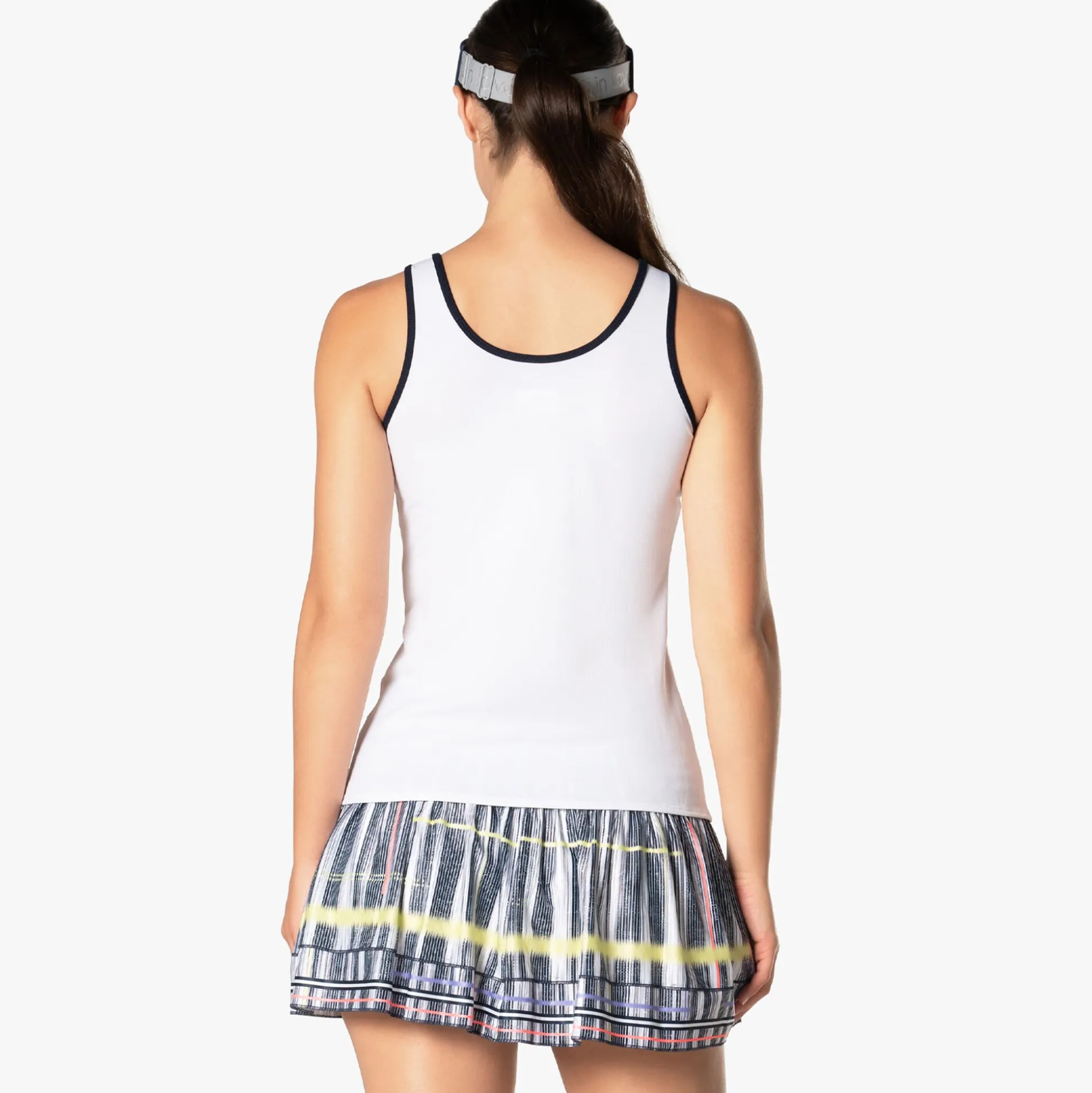 Online Love Game Tank Top Women - White, Black Tops