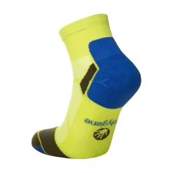Cheap Marathon Fresh Anklet Minimum Cushioning Running Socks - Yellow, Blue Running Clothing