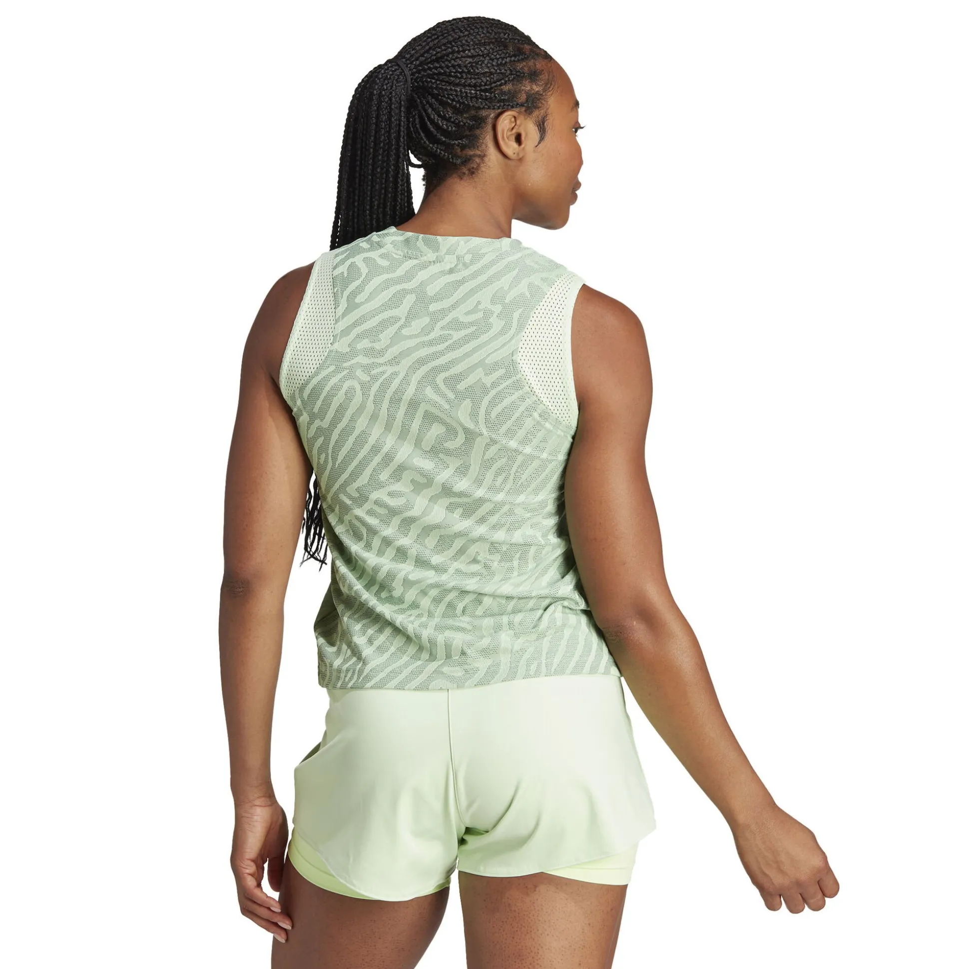 Clearance Match Pro Tank Top Women - Light Green Tops