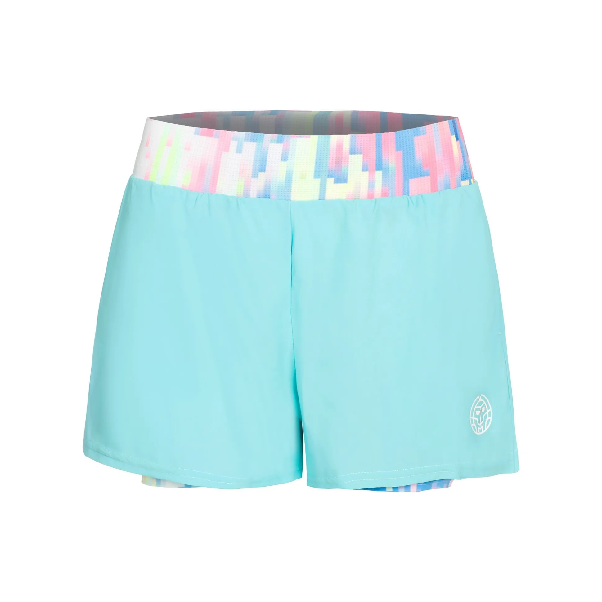 Shop Melbourne 2024 Printed 2in1 Shorts Women - Turquoise, Multicoloured Shorts