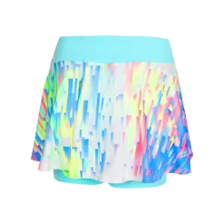 Flash Sale Melbourne 2024 Printed Wavy Skirt Women - Turquoise, Multicoloured Skirts