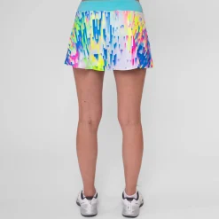 Flash Sale Melbourne 2024 Printed Wavy Skirt Women - Turquoise, Multicoloured Skirts