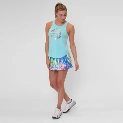 Flash Sale Melbourne 2024 Printed Wavy Skirt Women - Turquoise, Multicoloured Skirts