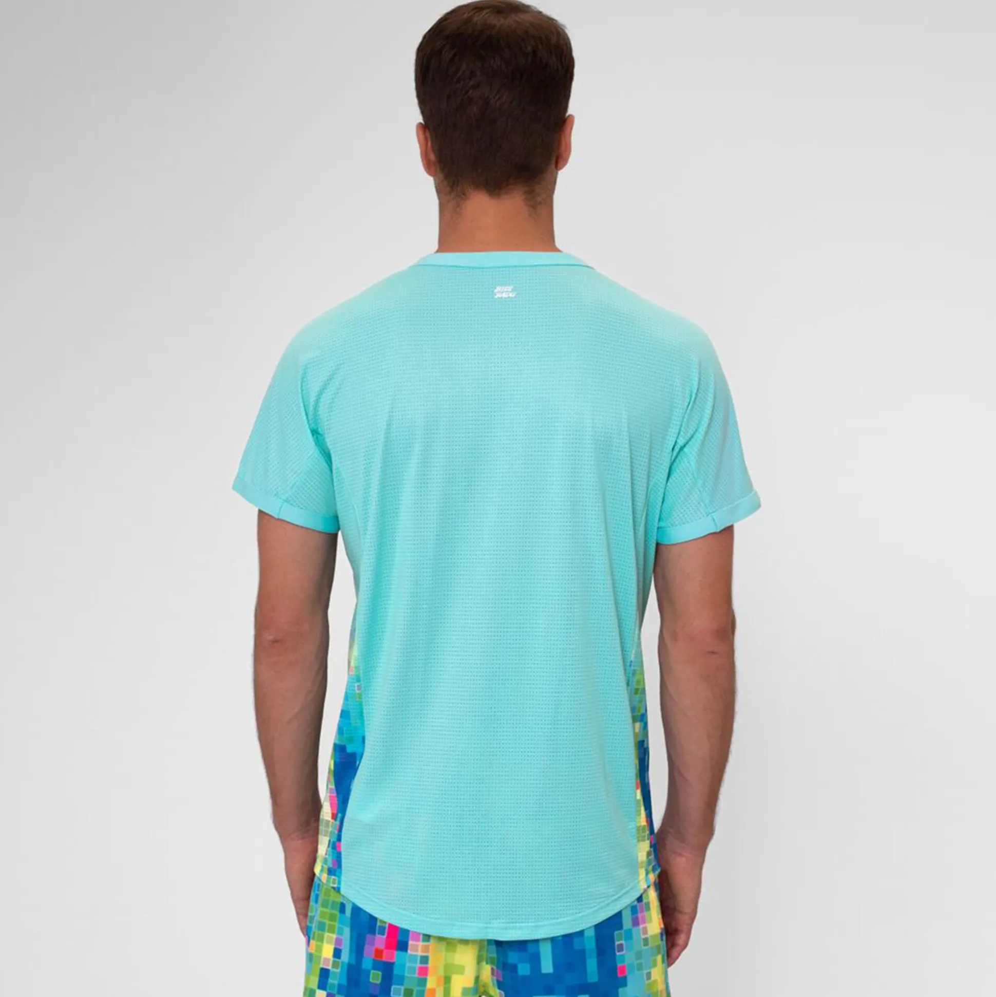 Hot Melbourne 2024 V-Neck T-Shirt Men - Turquoise, Multicoloured Shirts