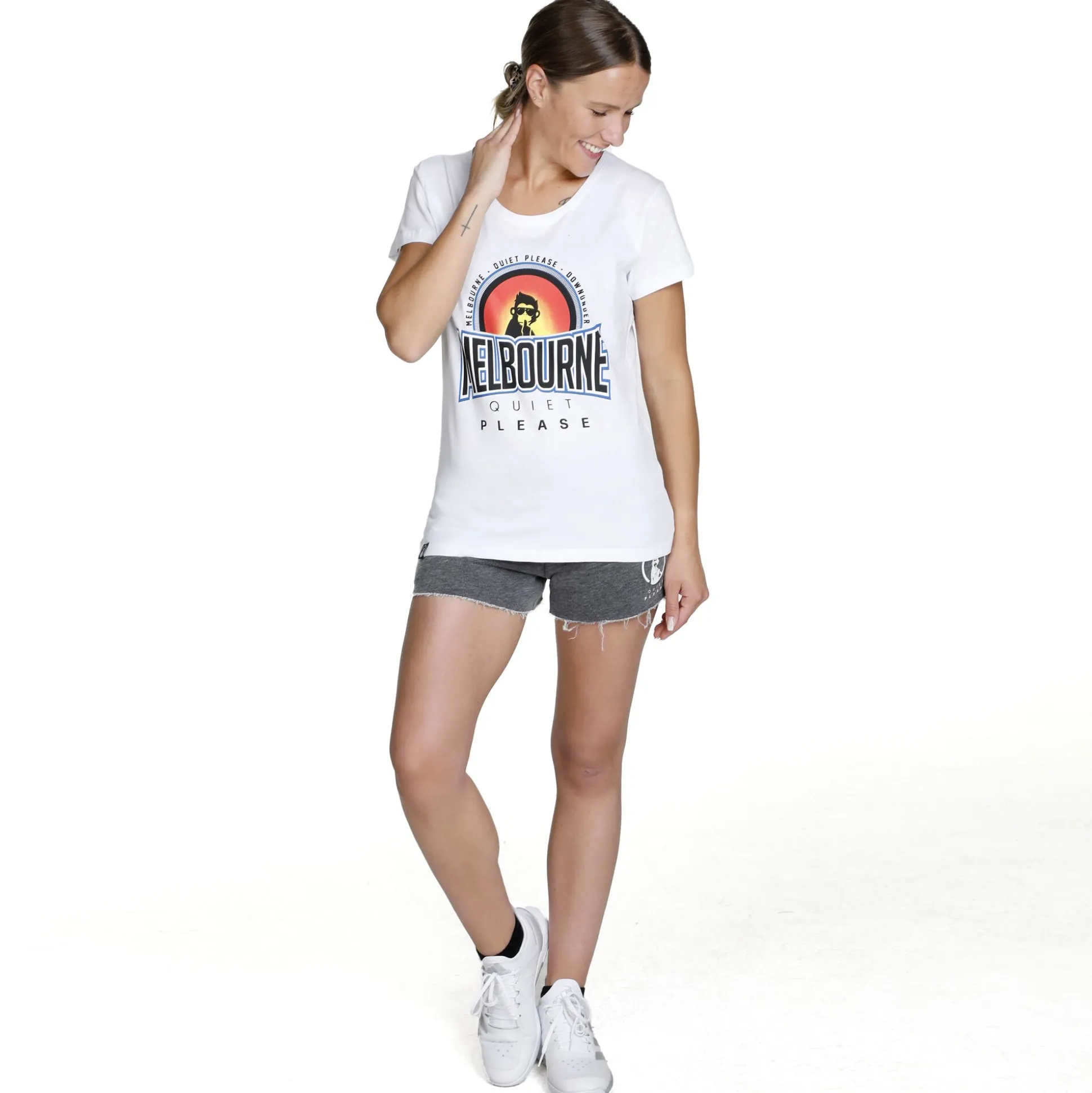 Cheap Melbourne Sunrise T-Shirt Women - White, Multicoloured Shirts