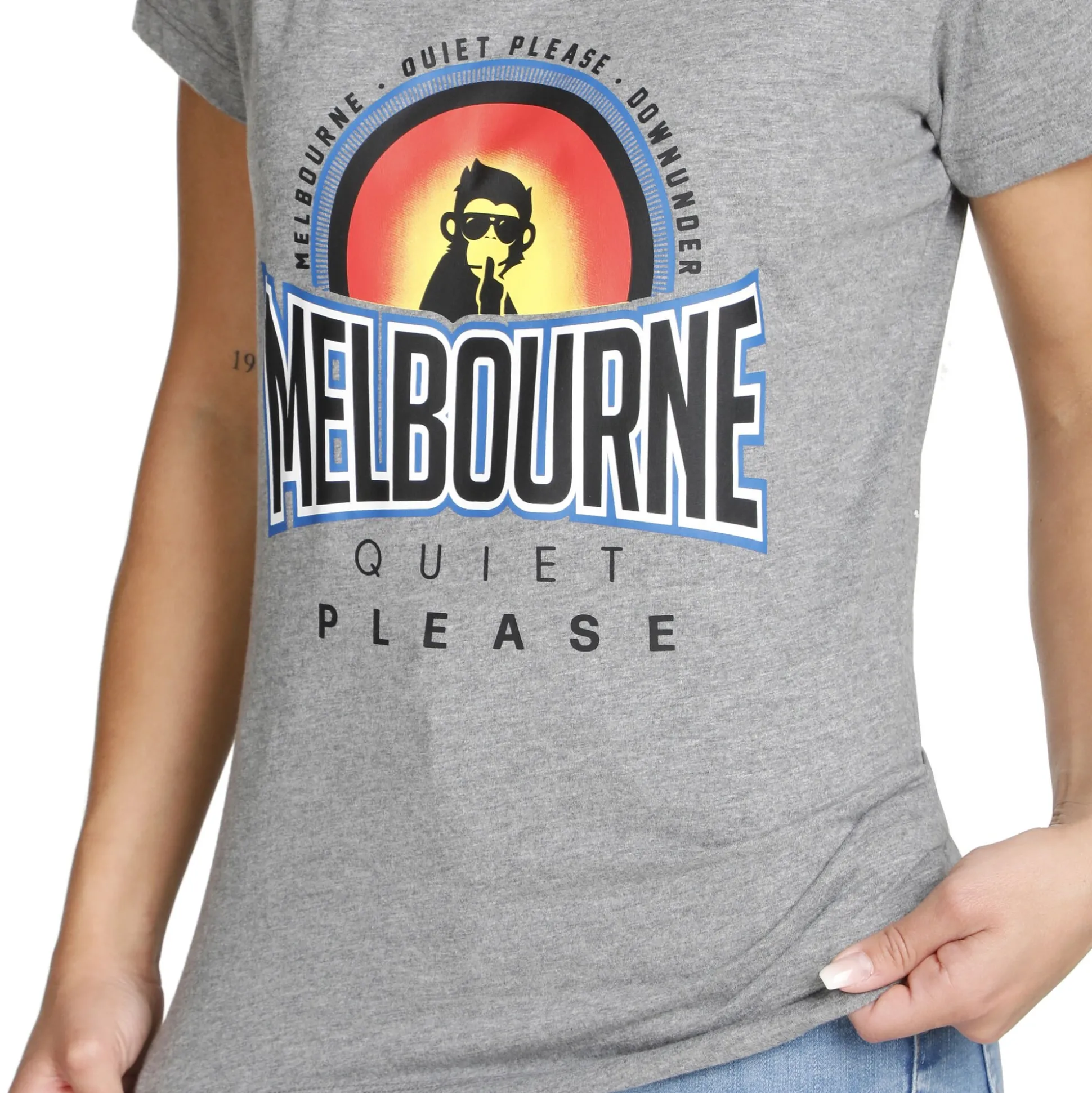 Online Melbourne Sunrise T-Shirt Women - Grey, Multicoloured Shirts