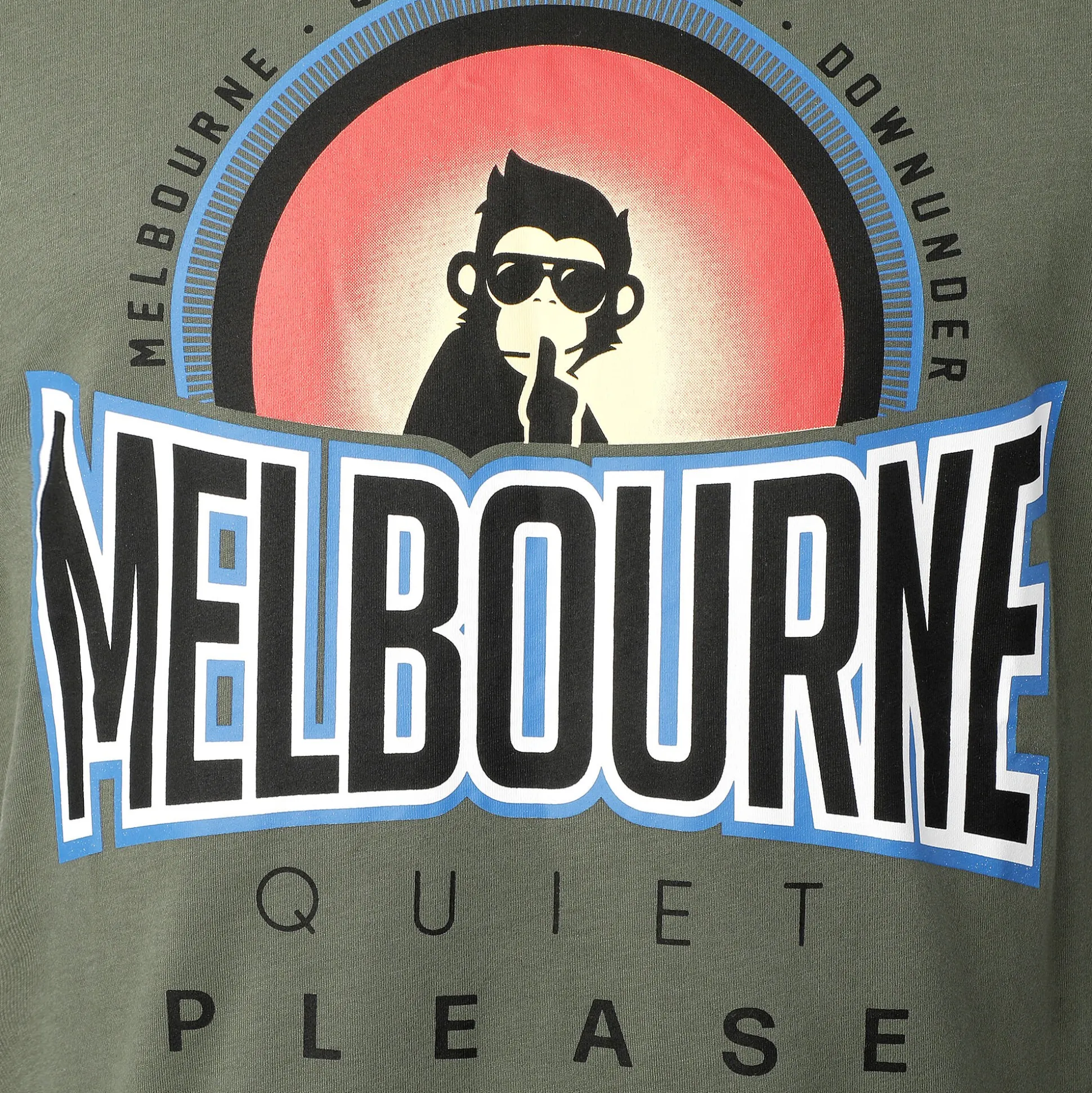 Best Sale Melbourne Sunrise T-Shirt Men - Khaki, Multicoloured Shirts