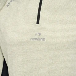 New Mesa Half-Zip Running Top Men - Beige, Black Running Clothing