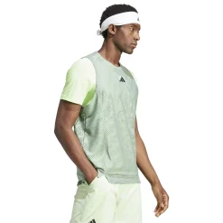 Fashion Mesh Pro T-Shirt Men - Light Green, Lime Shirts
