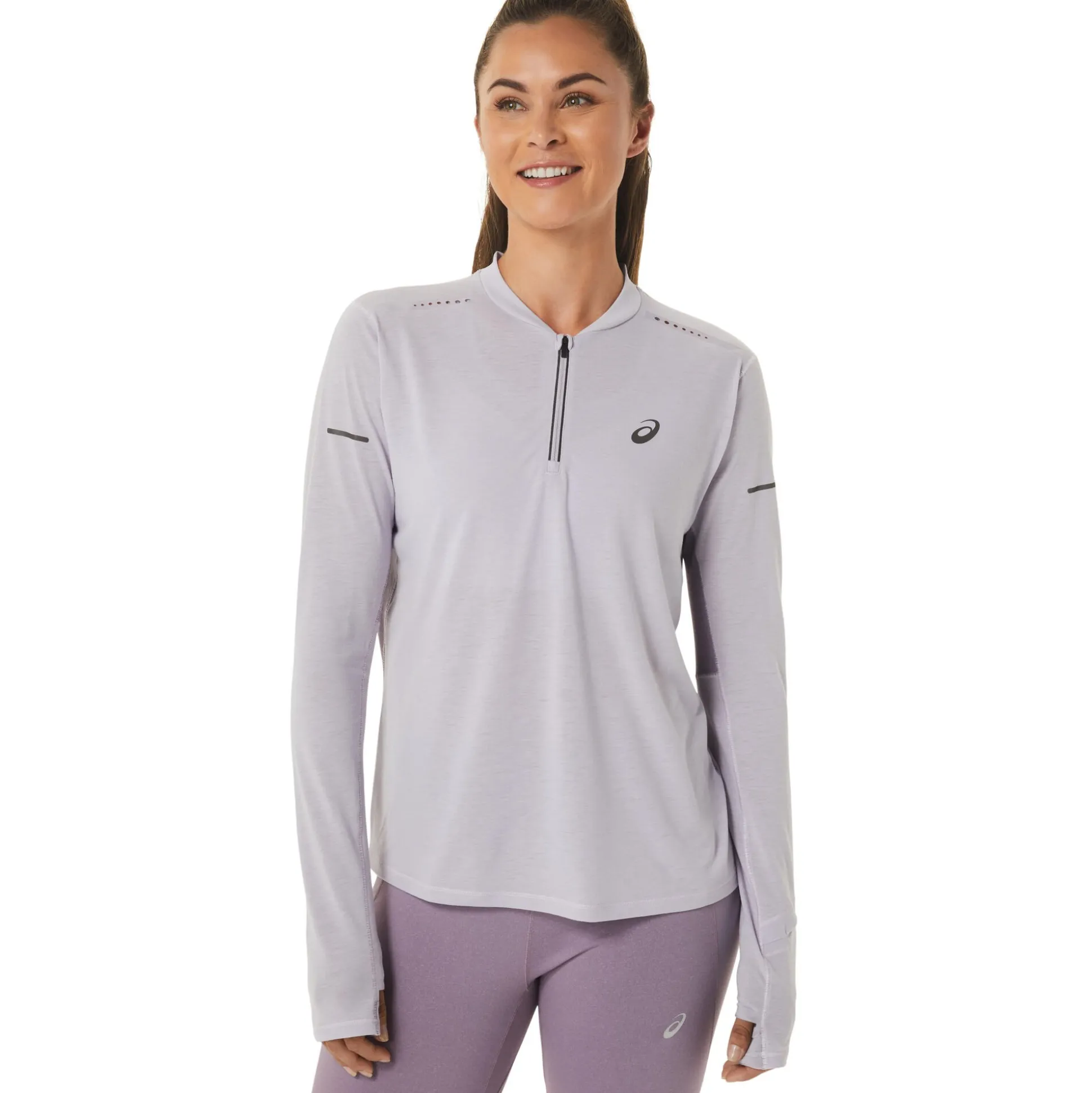 Best Sale Metarun Half-Zip Running Top Women - Lilac, Violet Running Clothing
