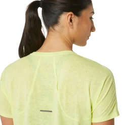 Hot Metarun Pattern Running Shirt Women - Neon Yellow Running Clothing