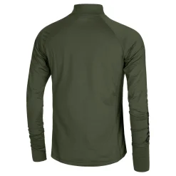 Fashion Midlayer Half Zip Sweatshirt Men - Dark Green Hoodies & Sweaters