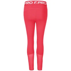 New Mid-Rise Mesh-Paneled Tight Women - Pink, White Pants