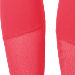 New Mid-Rise Mesh-Paneled Tight Women - Pink, White Pants
