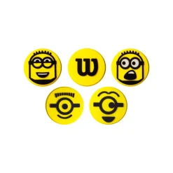 Fashion Minions 3.0 Vibrations Dampener Box Of 50 Pcs - Yellow, Black Racket Accessories
