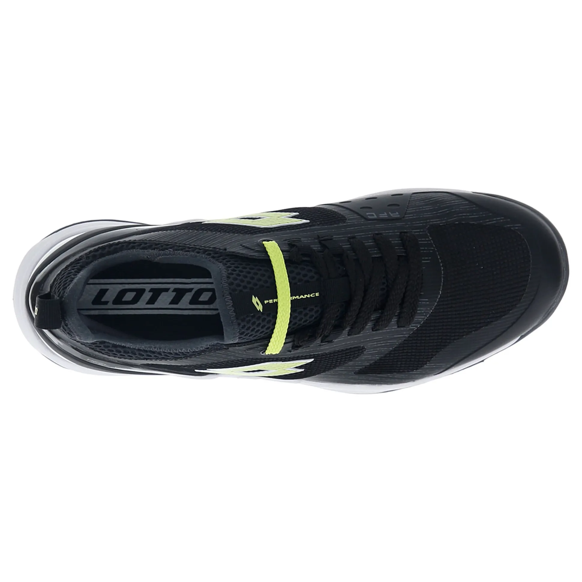 New Mirage 200 Clay Court Shoe Men - Black, Lime Clay Court Shoes