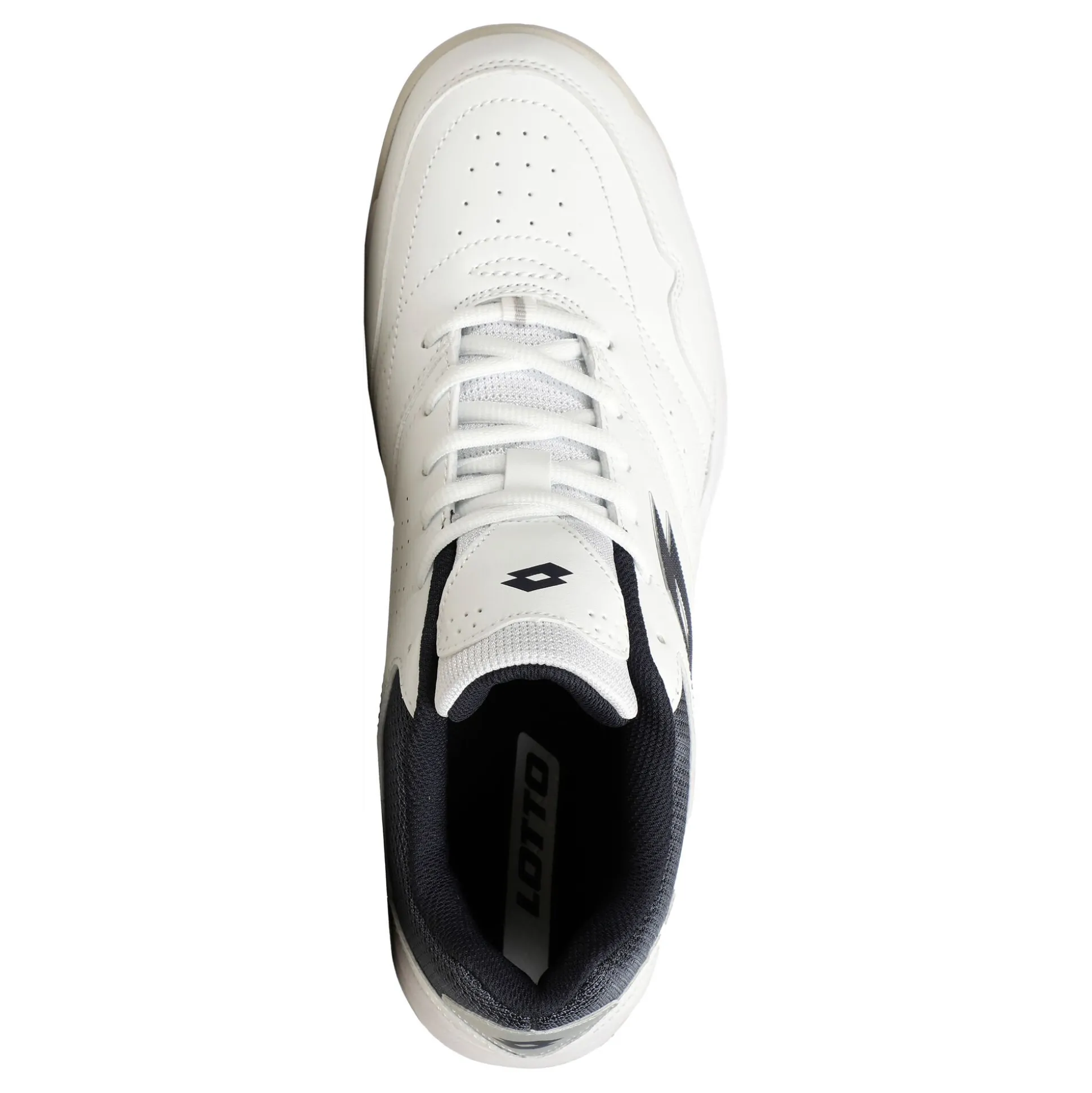 Hot Mirage 650 IDC Carpet Shoe Men - White, Dark Blue Carpet Shoes