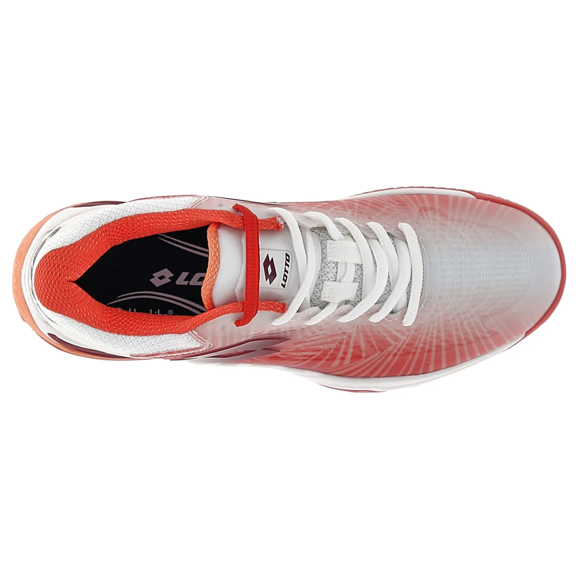 Store Mirage 100 II Clay Court Shoe Women - White, Red Clay Court Shoes