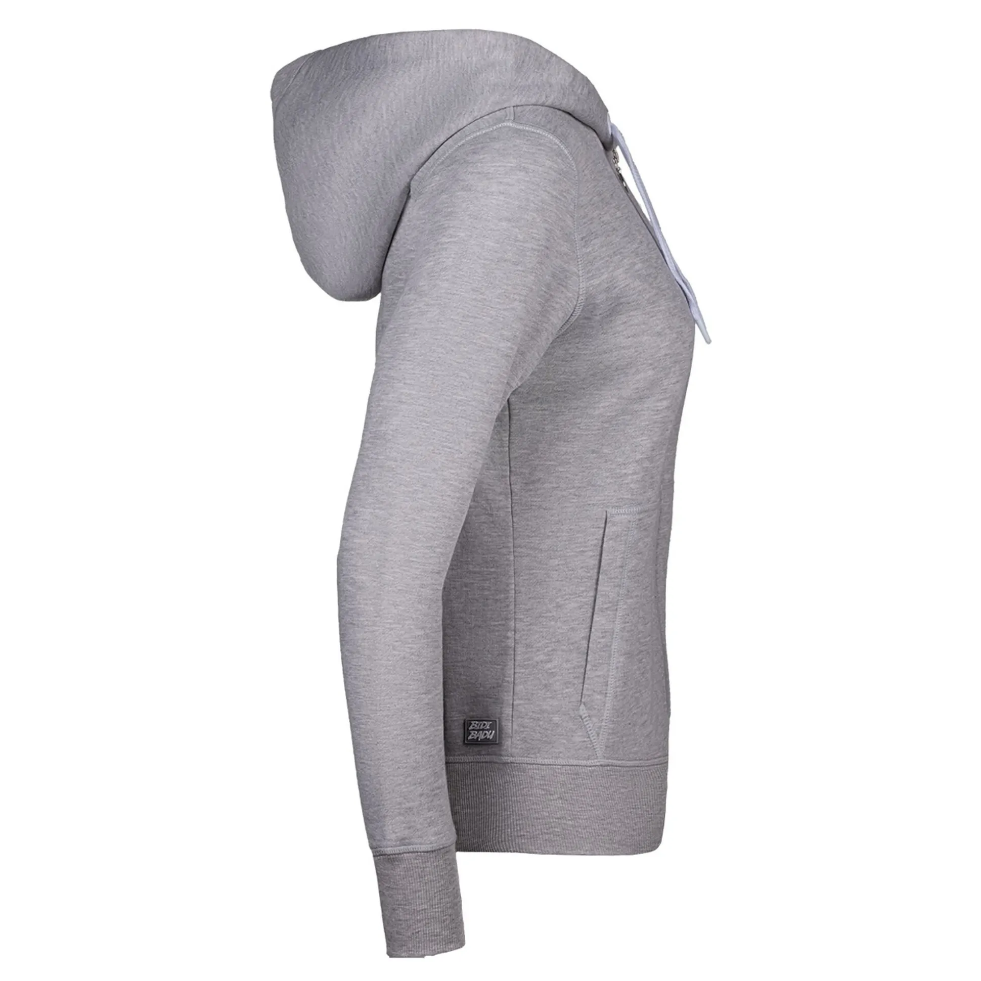 Hot Moana Basic Zip Hoodie Women - Lightgrey, White Jackets