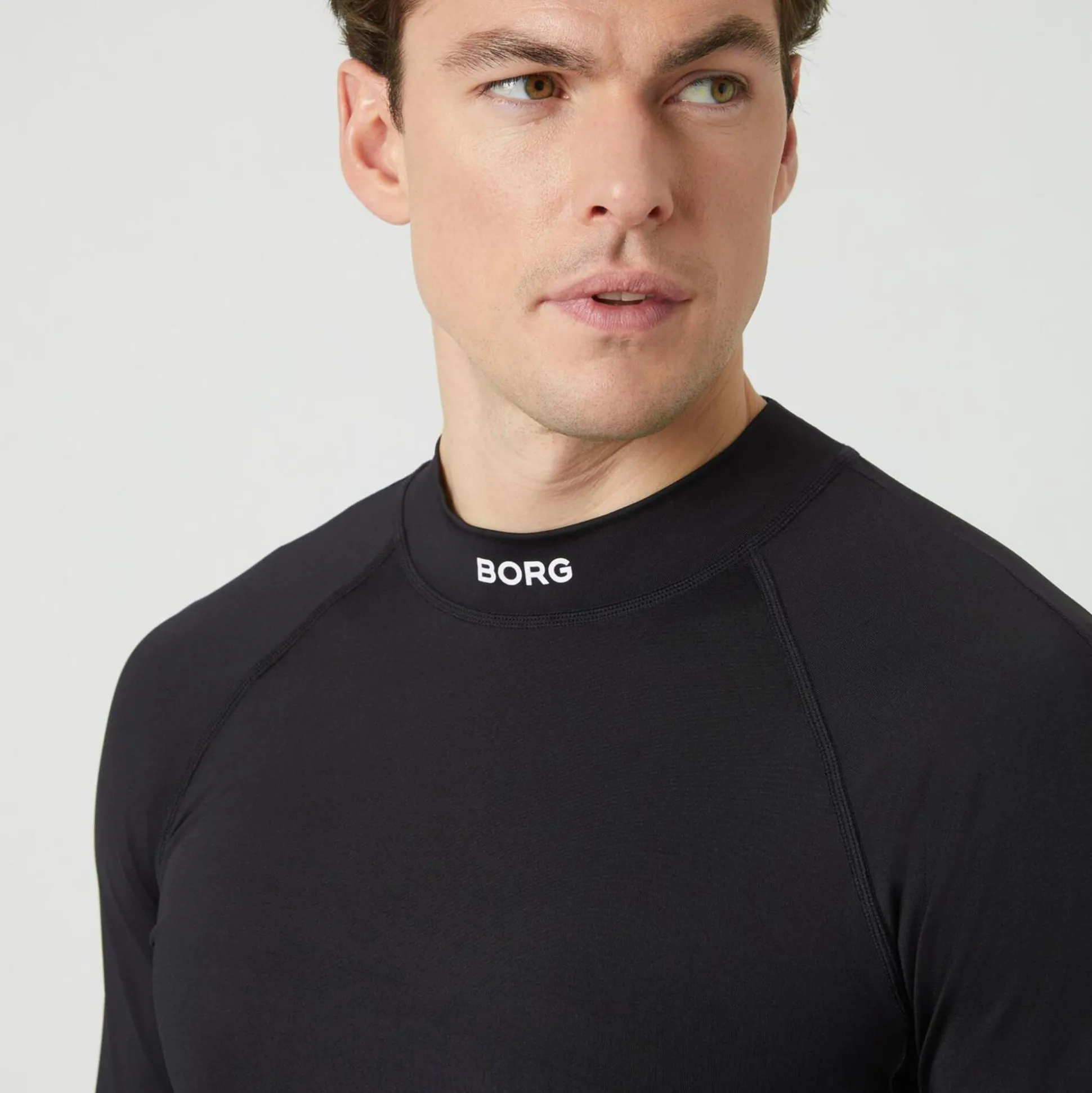 Clearance Mock Neck Long Sleeve Men - Shirts