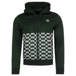 Shop Mosaico Hoody Tracksuit Men - Green, Beige Tracksuits