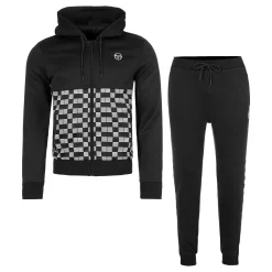 Best Mosaico Hoody Tracksuit Men - Black, White Tracksuits