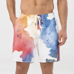 Outlet Motion Watercolor Shorts Men - Shorts