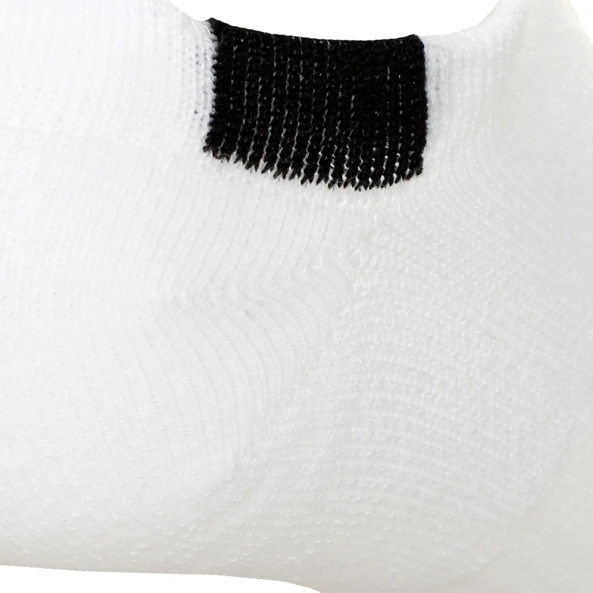 Cheap Multiplier Running No-Show Running Socks 2 Pack - White, Black Running Clothing