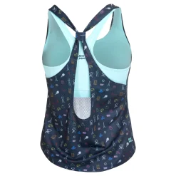 Clearance NATLI Tech Tank Top Women - Dark Blue, Multicoloured Tops