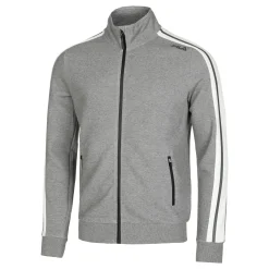 Best Sale Neil Zip Hoodie Men - Grey, Cream Jackets