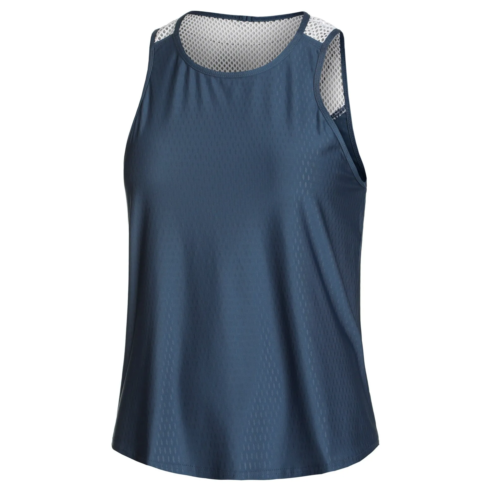Cheap Net It Be Tank Top Women - Blue, White Tops