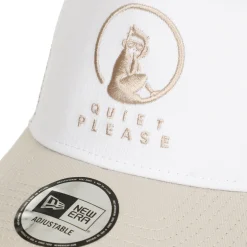 Shop New Era Trucker Cap - White, Beige Accessories