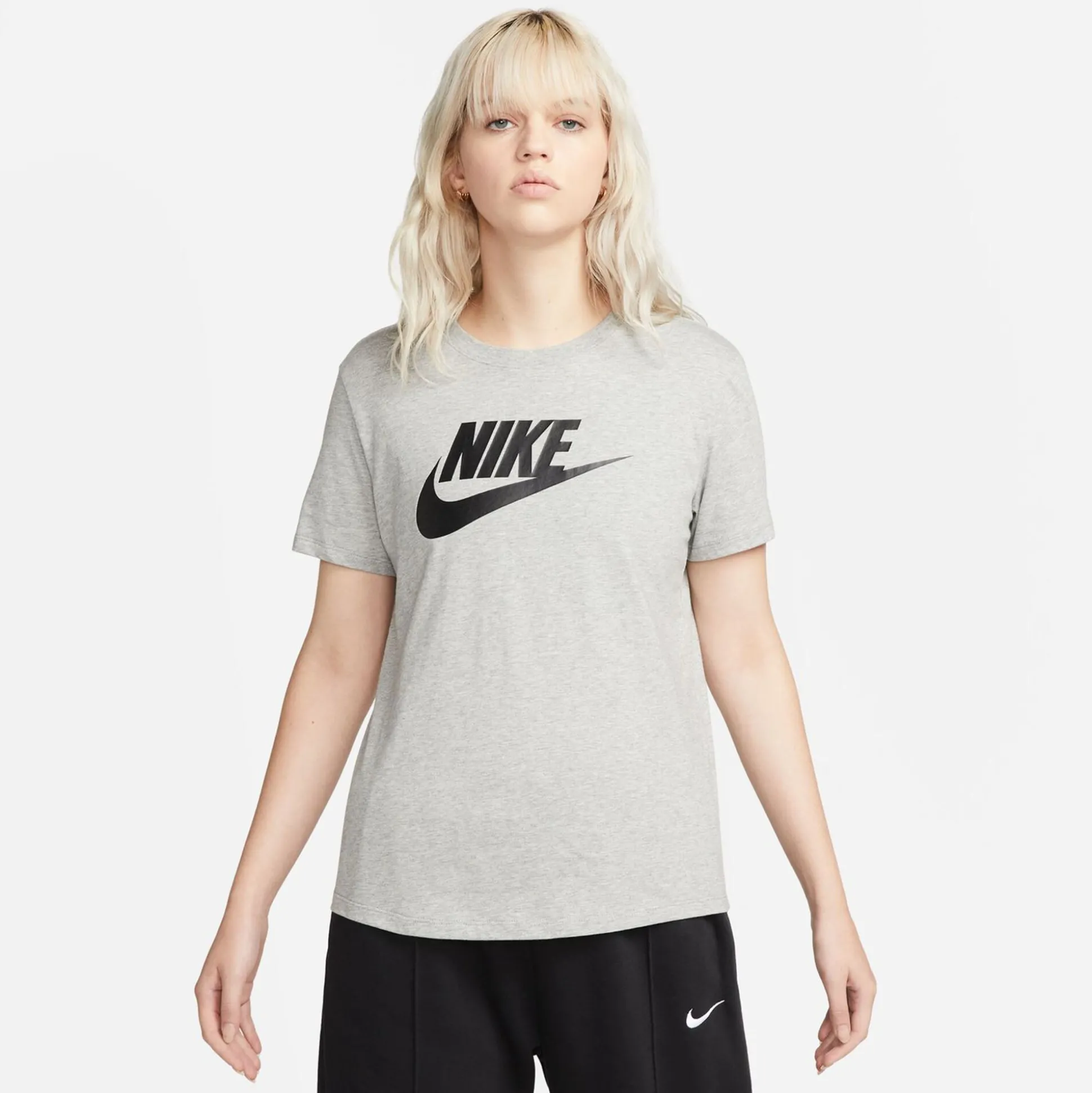 Shop New Sportswear Essential Icon Futura T-Shirt Women - Grey, White Shirts