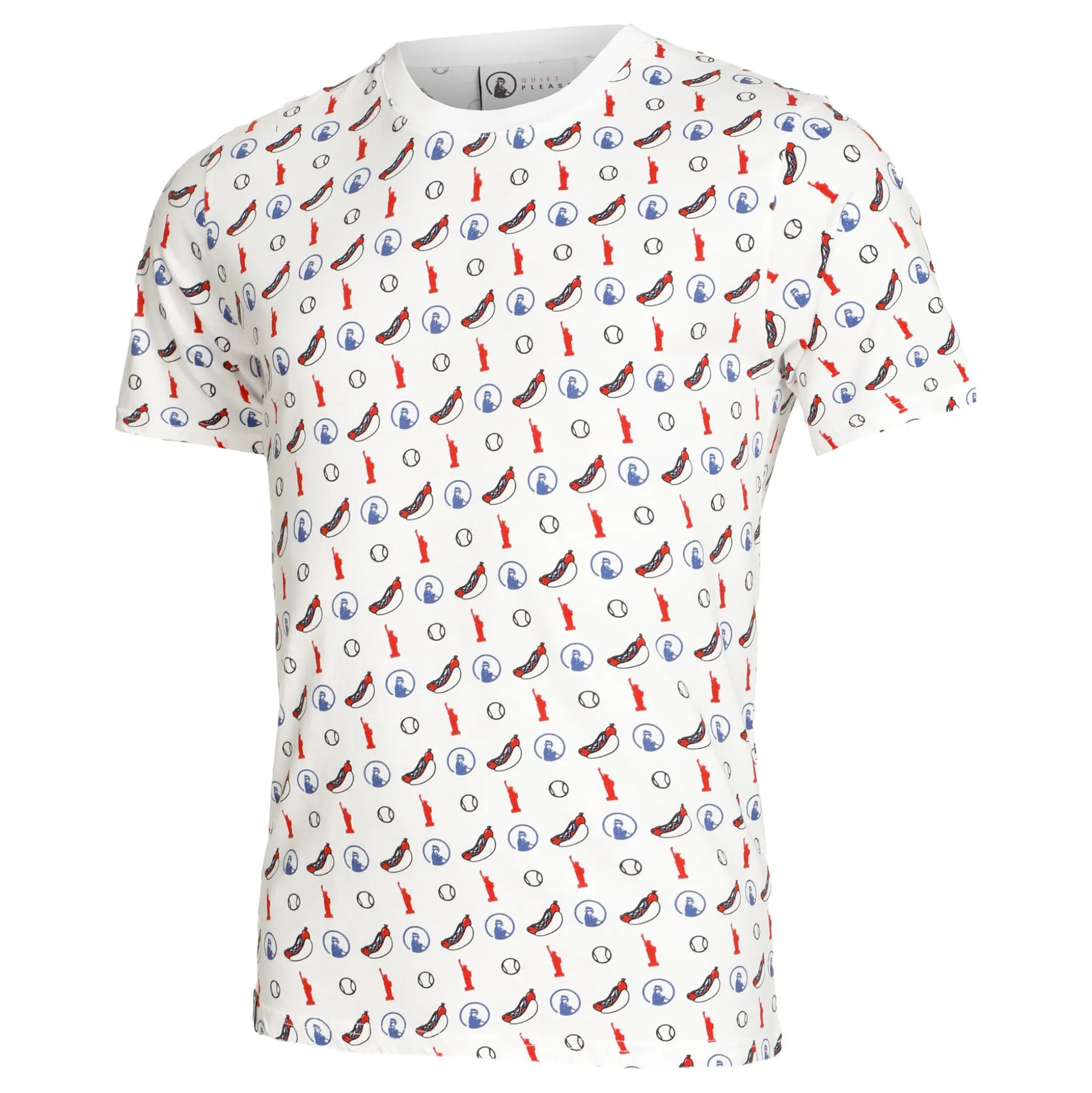 Store New York Statement T-Shirt Men - White, Multicoloured Shirts