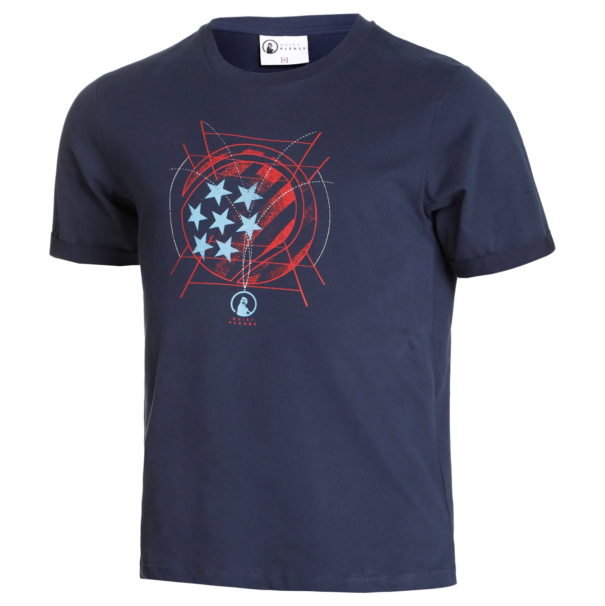 Discount New York Tennis And Stars T-Shirt Men - Blue, Multicoloured Shirts