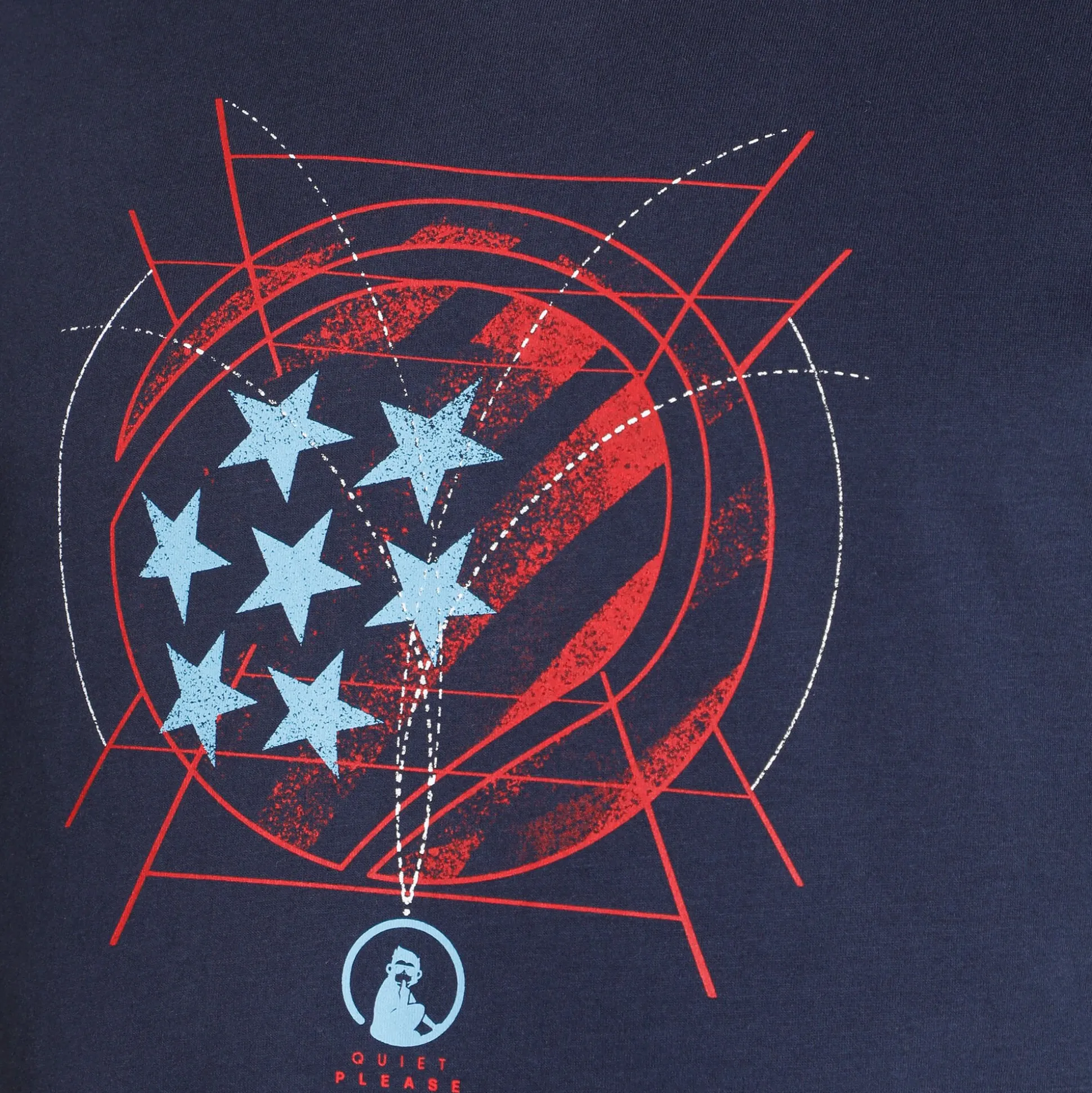 Discount New York Tennis And Stars T-Shirt Men - Blue, Multicoloured Shirts
