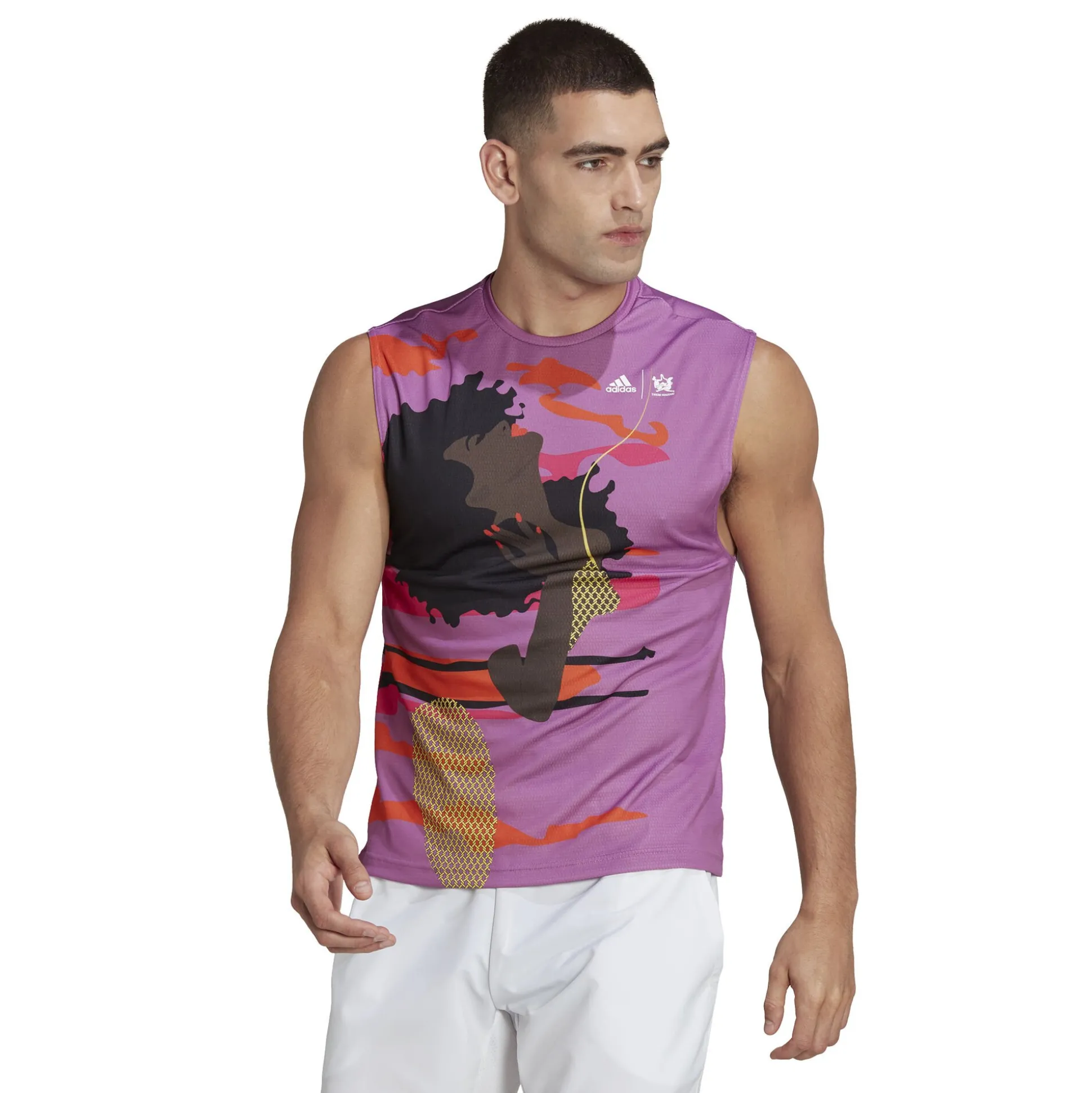 Fashion New York Unitefit SVL Tank Top Men - Violet, Multicoloured Tops