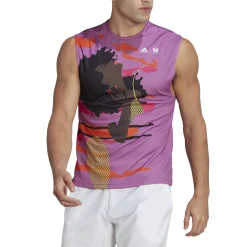 Fashion New York Unitefit SVL Tank Top Men - Violet, Multicoloured Tops