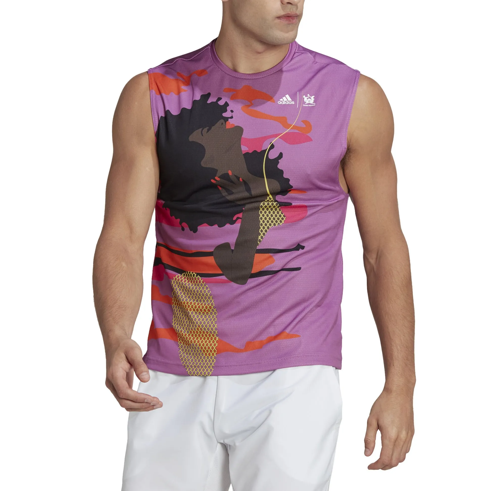 Fashion New York Unitefit SVL Tank Top Men - Violet, Multicoloured Tops