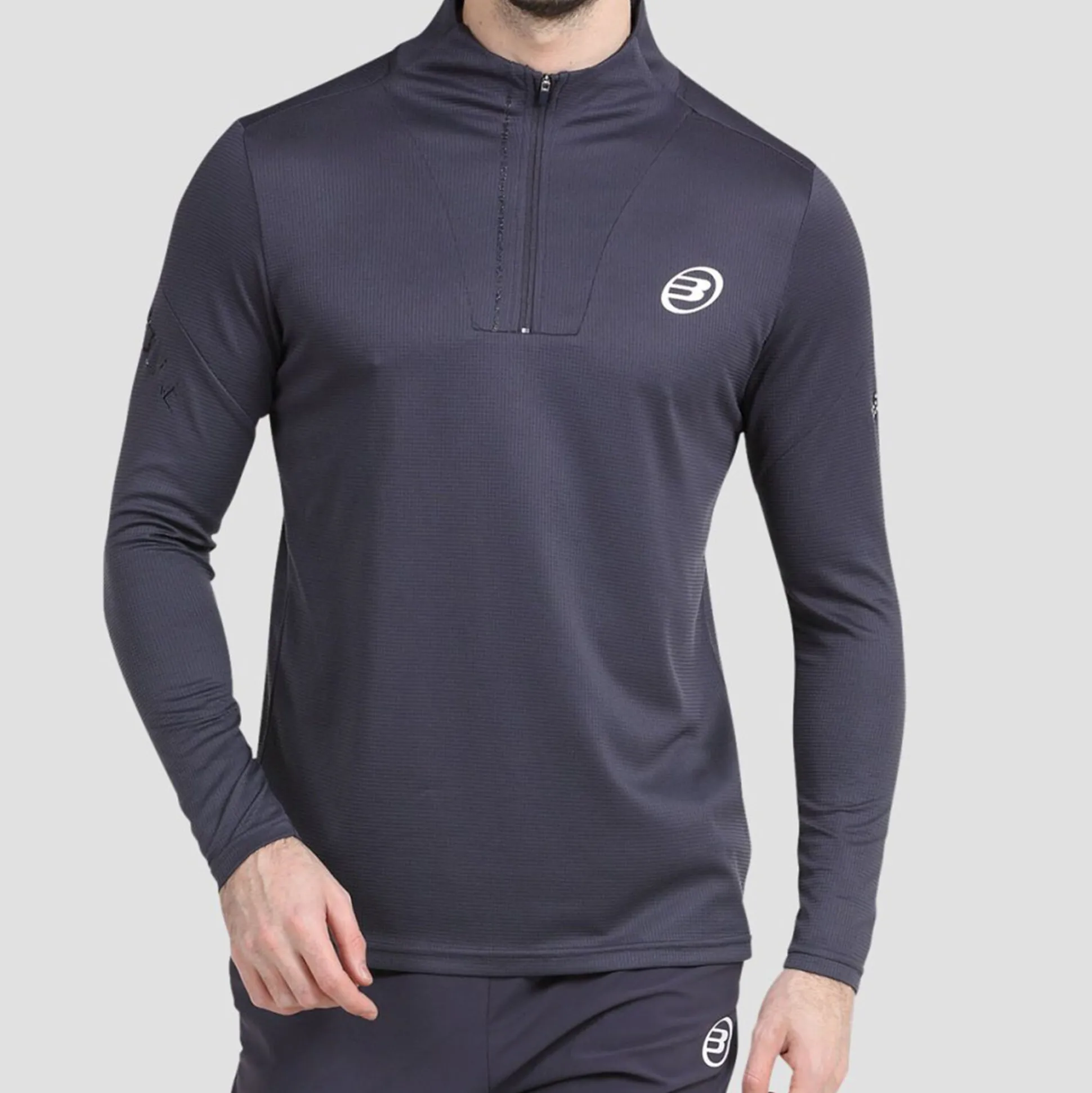 New Nidio Long Sleeve Men - Blue Grey Shirts