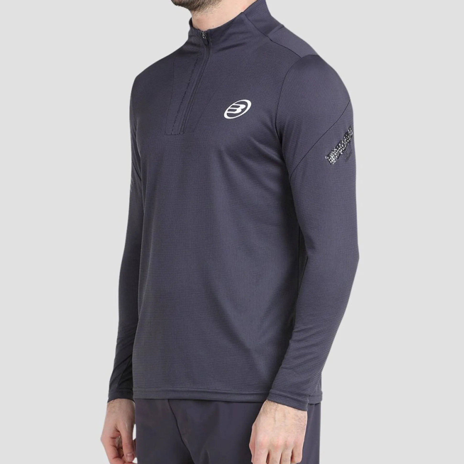 New Nidio Long Sleeve Men - Blue Grey Shirts