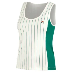Sale Nina Tank Top Women - White, Green Tops