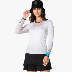 Cheap Off Tropic Long Sleeve Women - White, Multicoloured Shirts