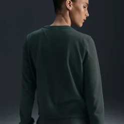 Cheap One Dri-Fit Crew Sweatshirt Women - Green, Black Hoodies & Sweaters