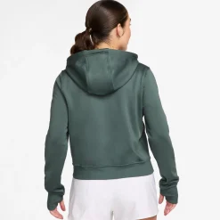 Hot One Therma-Fit Zip Hoodie Women - Green, Black Hoodies & Sweaters|Jackets