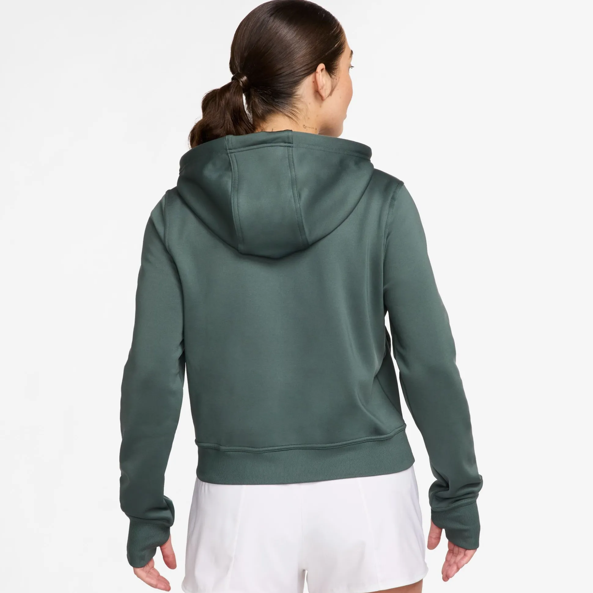 Hot One Therma-Fit Zip Hoodie Women - Green, Black Hoodies & Sweaters|Jackets